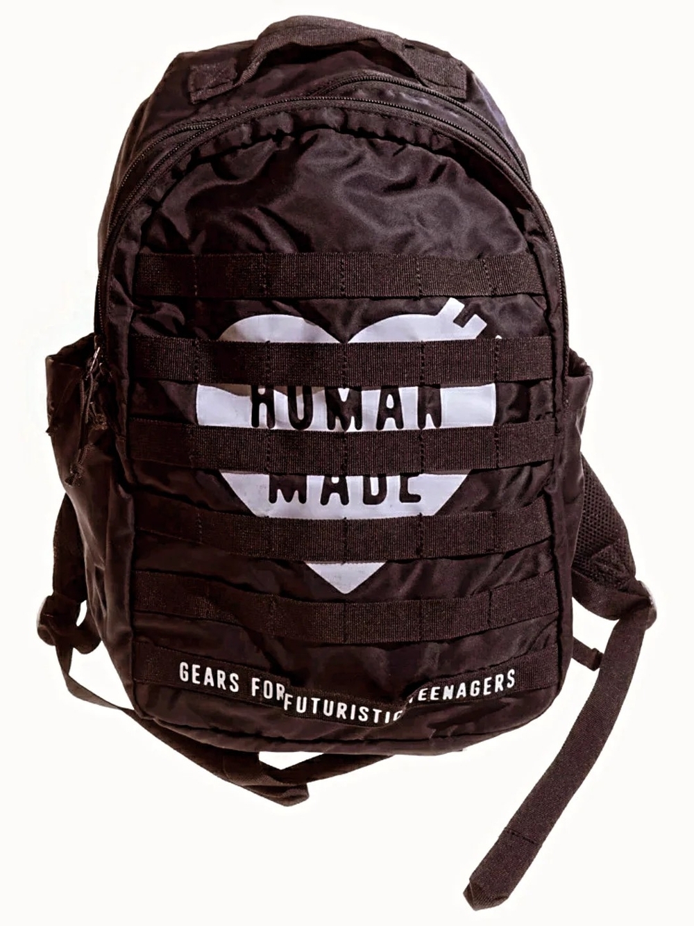 Human Made Black Heart Logo Tactical Backpack - Men